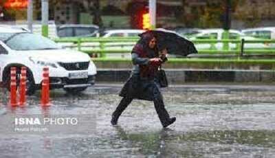 رگبار باران در تهران - ایسنا