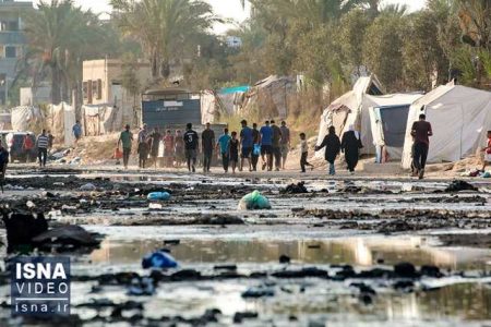 ویدیو/ شیوع اپیدمی «فلج اطفال» در غزه