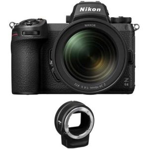 برسی کیت دوربین بدون آینه نیکون Nikon Z 6II with 24-70mm f/4 and FTZ Adapter Kit