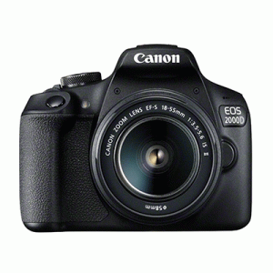 برسی کیت دوربین عکاسی کانن 2000D به همراه لنز Canon EOS 2000D/1500D With 18-55 mm IS II Lens