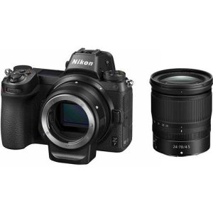 برسی کیت دوربین بدون آینه نیکون Nikon Z7 Mirrorless Camera 24-70mm Lens and FTZ Adapter Kit