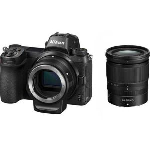 برسی کیت دوربین عکاسی بدون آینه نیکون Nikon Z6 Mirrorless Digital Camera with 24-70mm Lens and FTZ Mount Adapter Kit