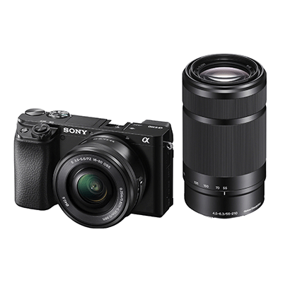 برسی کیت 2 لنز دوربین عکاسی سونی Sony Alpha A6100 + 16-50 + 55-210 OSS