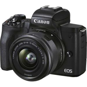 برسی دوربین بدون آینه کانن Canon EOS M50 Mark II with 15-45 (Black)