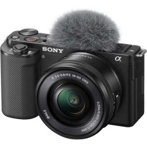 برسی دوربین بدون آینه سونی Sony ZV-E10 with 16-50mm (Black)