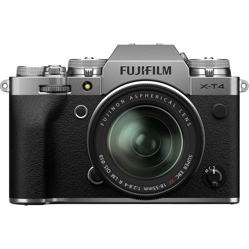 برسی کیت دوربین بدون آینه فوجی فیلم FUJIFILM X-T4 with 18-55mm (Silver)