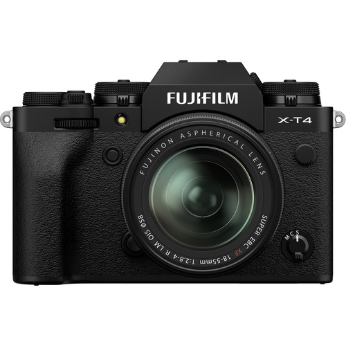 برسی کیت دوربین بدون آینه فوجی فیلم FUJIFILM X-T4 with 18-55mm (Black)