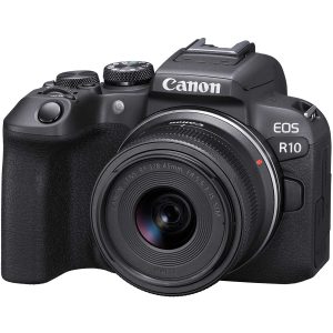 برسی کیت دوربین بدون آینه کانن Canon EOS R10 Mirrorless Camera with 18-45mm