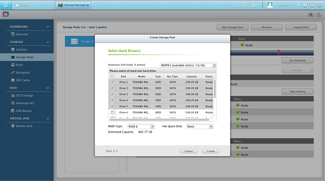 Solve the storage volume access problem on QNAP devices