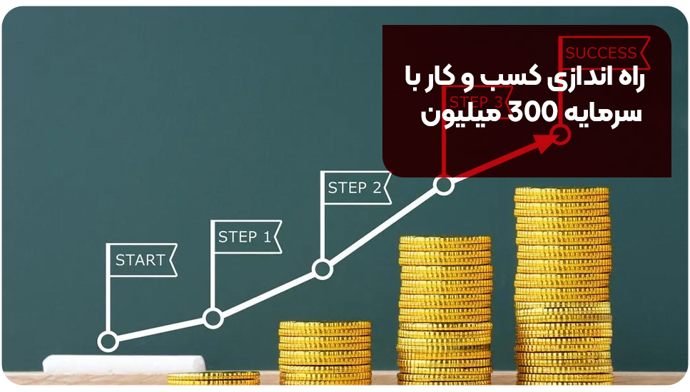 راه اندازی کسب و کار با سرمایه 300 میلیون