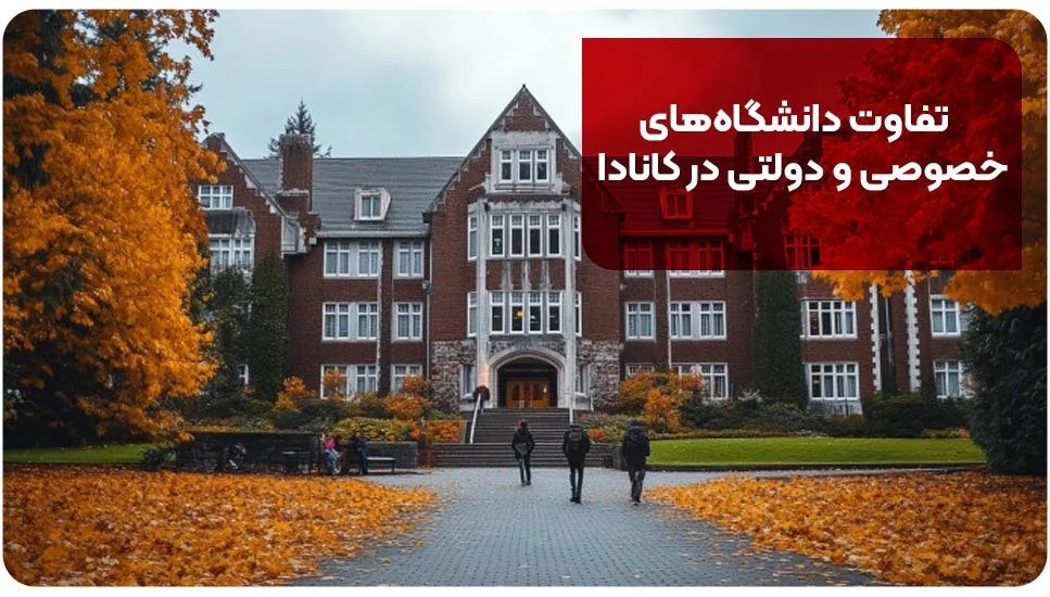 مهاجرت تفاوت دانشگاههای خصوصی و دولتی در کانادا