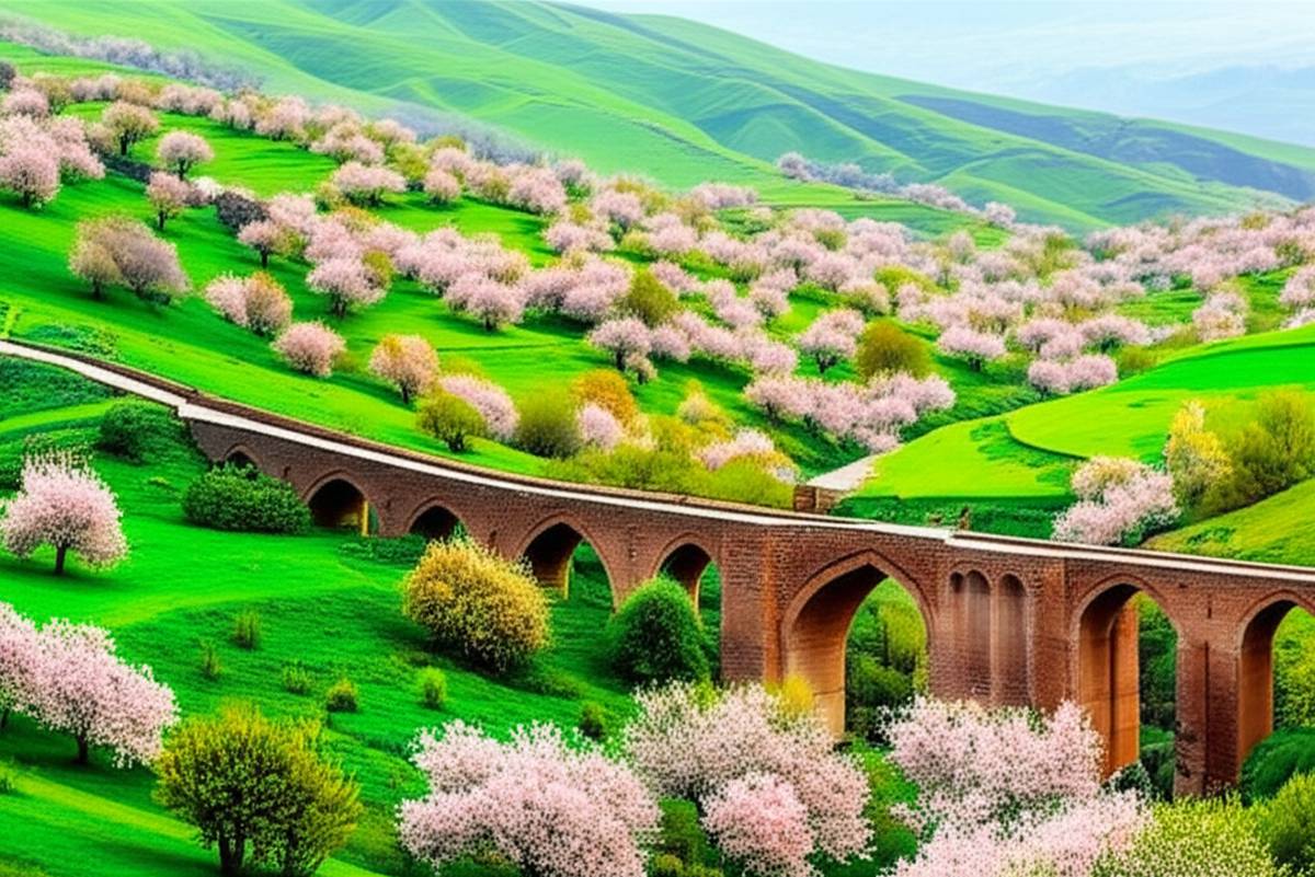 مسافرت به میانه در عید نوروز - راهنمای جامع سفر و جاهای دیدنی