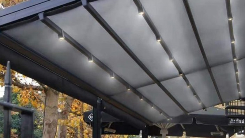 سقف متحرک، راهکاری هوشمند برای استفاده چهار فصل از فضاهای باز