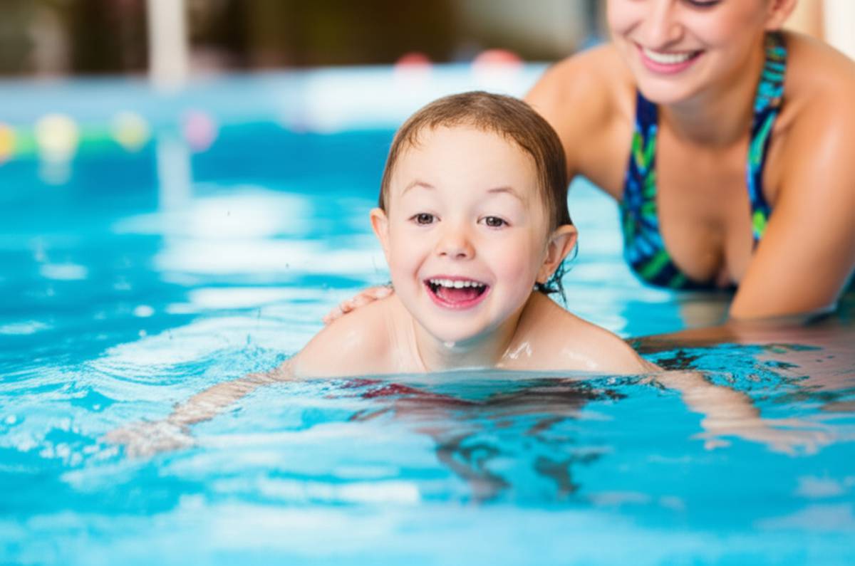 استخر | آموزش 3-بهترین سن برای شروع آموزش شنا به کودک
